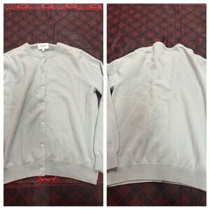 Eric Bompard cashmere cardigan sweater XL
Pit to pit: 18”
Length: ~24